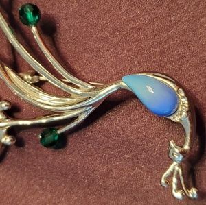 Peacock brooch by Franz